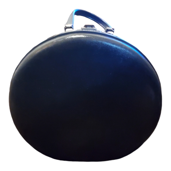 Vintage Jet Flite Train Case Round Suitcase Luggage Gray Tri-Taper 60s - Picture 6 of 13